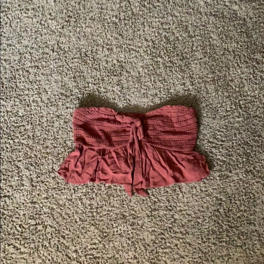 Burnt orange tube top